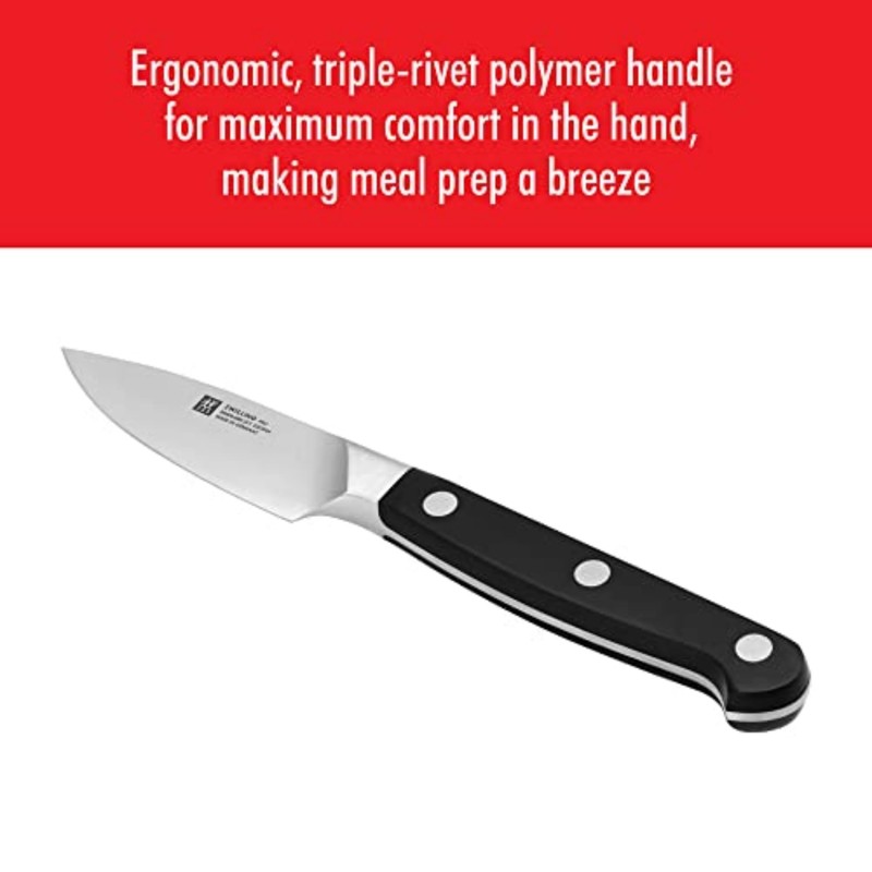ZWILLING J.A. Henckels 3" Paring Knife, 3", Black