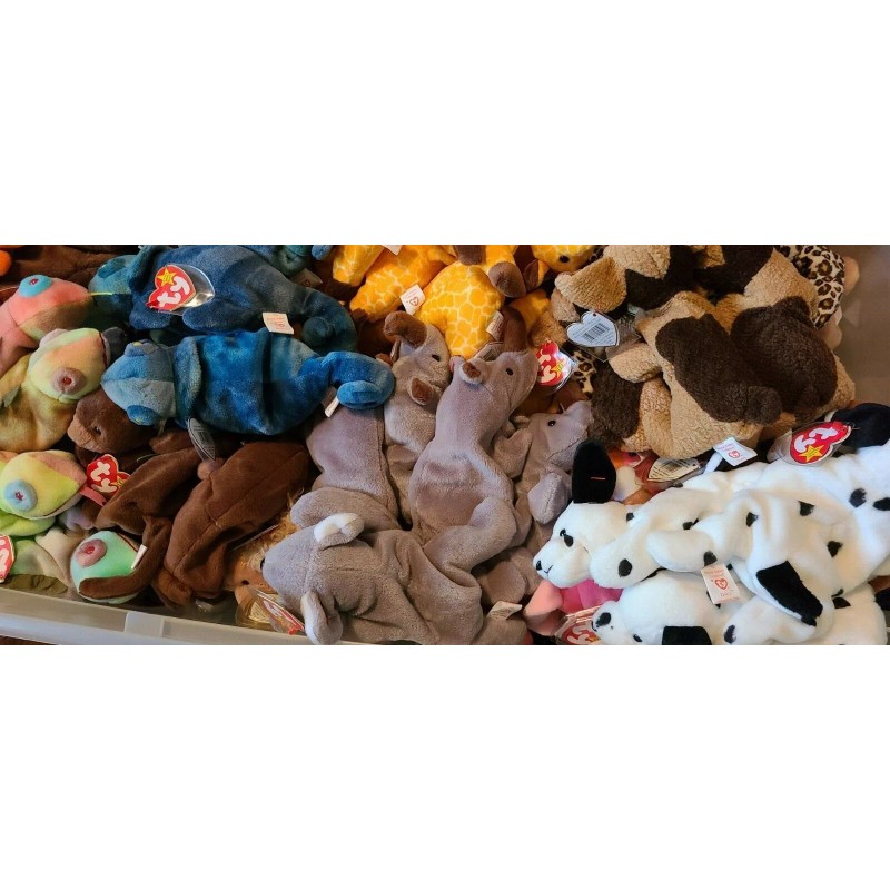 Ty Beanie Baby Bulk Lot of 6 Random Ty Beanie