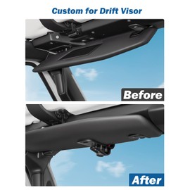 JOYTUTUS Floppy Sun Visor Repair Clip for Car, Quick Fix,Universal Car Drift Visor Clip, Visor Clip to Keep Sun Visor Up