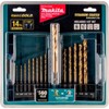 Makita B-65399 Impact Gold 14 Pc. Titanium Drill Bit Set,