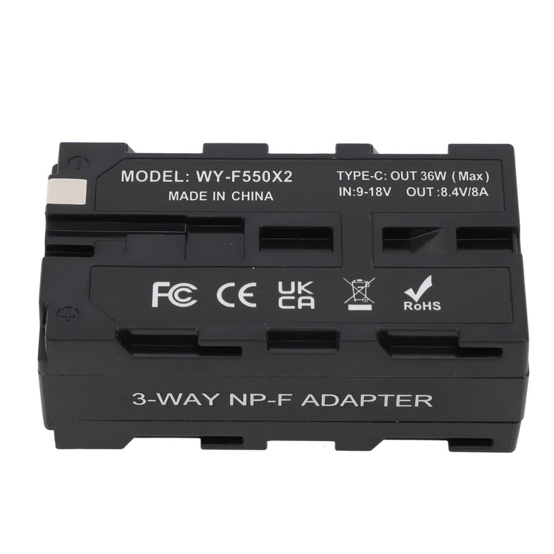 Dummy Battery NP F970 F750 F570 F550 DC Coupler Continuous