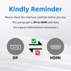 TEKERA Displayport to HDMI Adapter 2 Pack, 4K 30hz, 1080P,