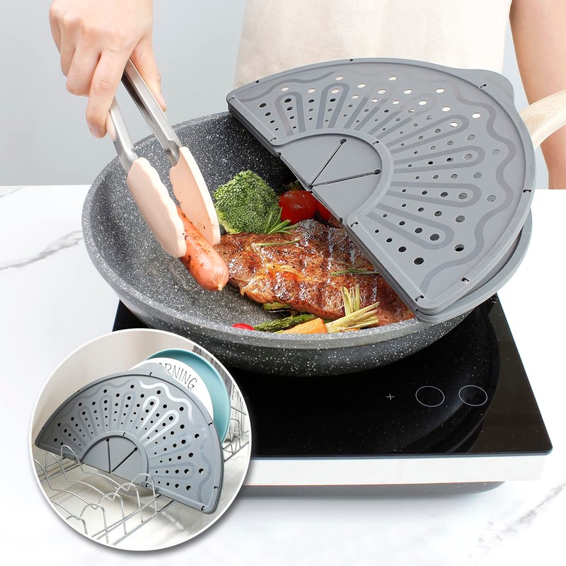BIGOWL Silicone Splatter Screen For 10, 11 and 12 Inch