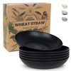 Grow Forward Premium Wheat Straw Pasta Bowls - 42oz Unbreakable