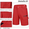 MAGCOMSEN Mens Hiking Shorts Quick Dry Cargo Shorts Work Casual