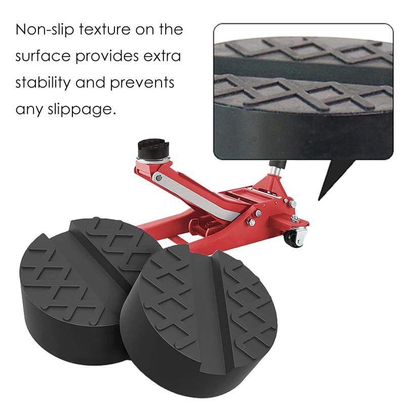 2 PCS Trolley Jack, Rubber Mat Trolley Jack, Low Profile