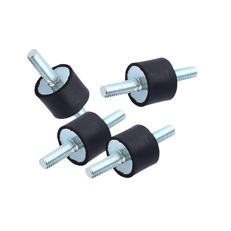 Rubber Mounts Shock Absorber,4pcs M6 Rubber Anti-Vibration Isolator Mounts Air