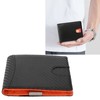 Men Slim Wallet 10 Credit Card Holder Slots Leather Money