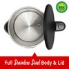 Brentwood 1100W 1.7L Cordless Cool Touch Digital Kettle with Stainless