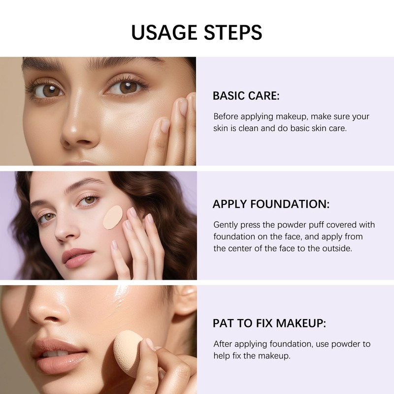 Balm Foundation for Mature Skin, Hydrating Coverage Foundation Balm Buildable
