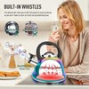 Weftnom Tea Kettle, Kettle 3.7QT, Tea Pot Whistling 316 Stainless