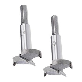 MACHSWON 2PCS Forstner Drill Bits Tungsten Carbide Wood Hole Saw Opener Drill Bit 42mm Woodworking Drilling Bit Cutter