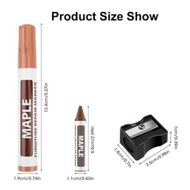 Furniture Repair Kit Wooden Marker, Furniture Repair Kit, Furniture Repair Wood Marker, Wood Correction Pen, Wood Repair Kit, Wood Repair Kit, Furniture Correction Pen, Wooden Furniture Repair Kit, 6