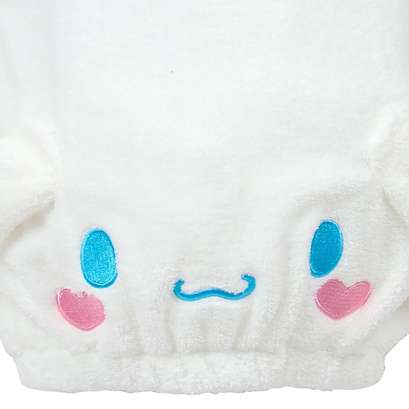 Sanrio 067598 Face Cap Towel, Cinnamo Roll, Body: 85% Polyester,