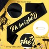KICOSY Ph.inisheD Sash Funny Phd Graduation Gifts Black and Gold