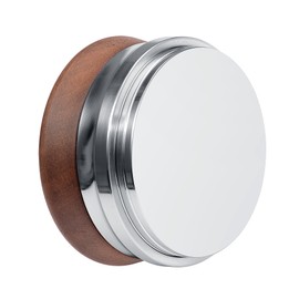 Normcore 58.5mm Espresso Palm Coffee Tamper, Espresso Tamper With Flat Base, Heavy Duty Coffee Tamper With Genuine American Walnut Wood, Adjustable Depth Height Fits All 58mm Espresso Portafilter