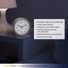 TFA Dostmann 60.1034.04 Analogue Alarm Clock with Silent Movement with