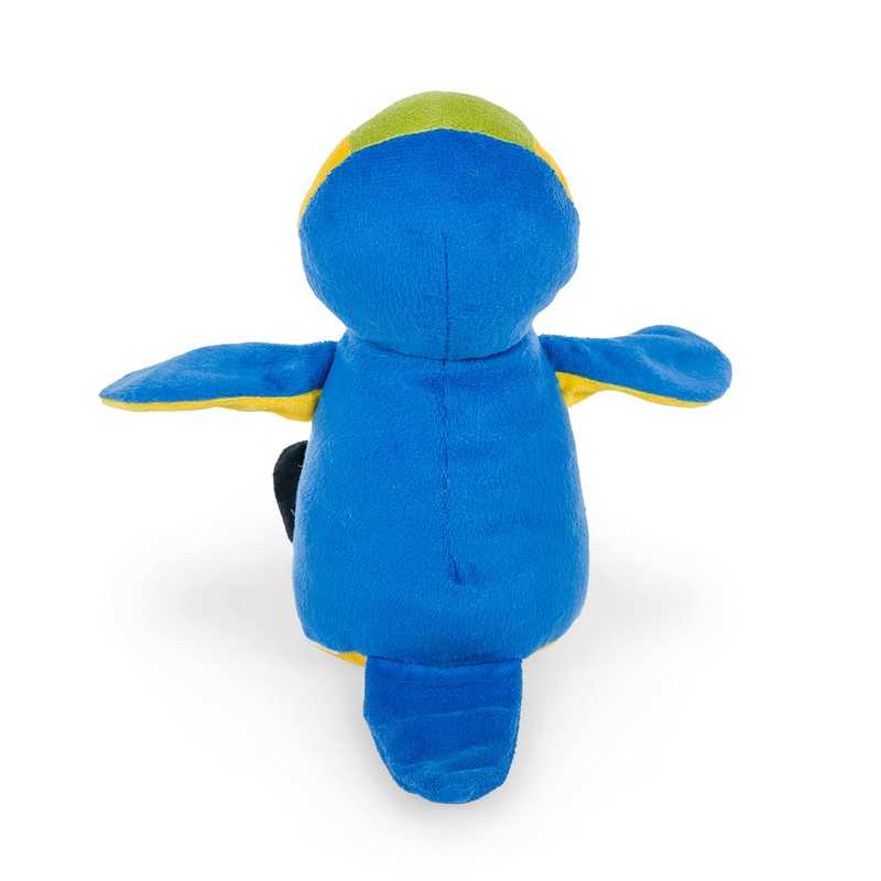 Petface Planet Percy the Parrot Eco Friendly Plush Dog Toy