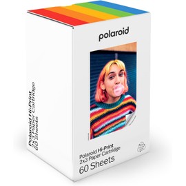 Polaroid Hi Print 2x3 Paper Cartridge, Peel and Stick, 3 Pack (60 Photos) with a Microfiber Cleaning Cloth