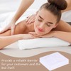 Ouliget Massage Table Sheets with Hole,Wipeable Soft Spa Bed Cover,Rose
