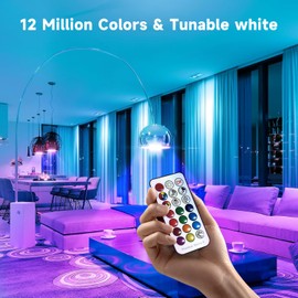 FUMAFI LED Color Changing Bulb Remote Control, RGB Light Bulbs Remote for ILC Color Changing Light Bulb
