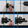 Huyfoig 4PCS Self-Closing Latch - Spring Door Lock - Door