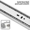 12 inch Soft Self Close Drawer Slides 6 Pairs (12pcs)