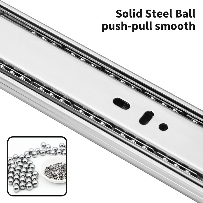 12 inch Soft Self Close Drawer Slides 6 Pairs (12pcs)