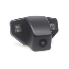aSATAH AHD/CVBS Car Rear View Camera's Fisheye Lens License Plate Lamp-Camera with RCA Cable & Vehicle Camera for Honda CRV High-Definition/Odyssey New FIT Hatchback & Backup Camera (CVBS)