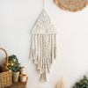 AIMALL Handmade Macrame Wall Hanging, Boho Triangle Dreamcatcher Tapestry, Cotton