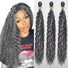 Peenoll 20 22 24 Inch Human Hair Bundles Sliver Grey