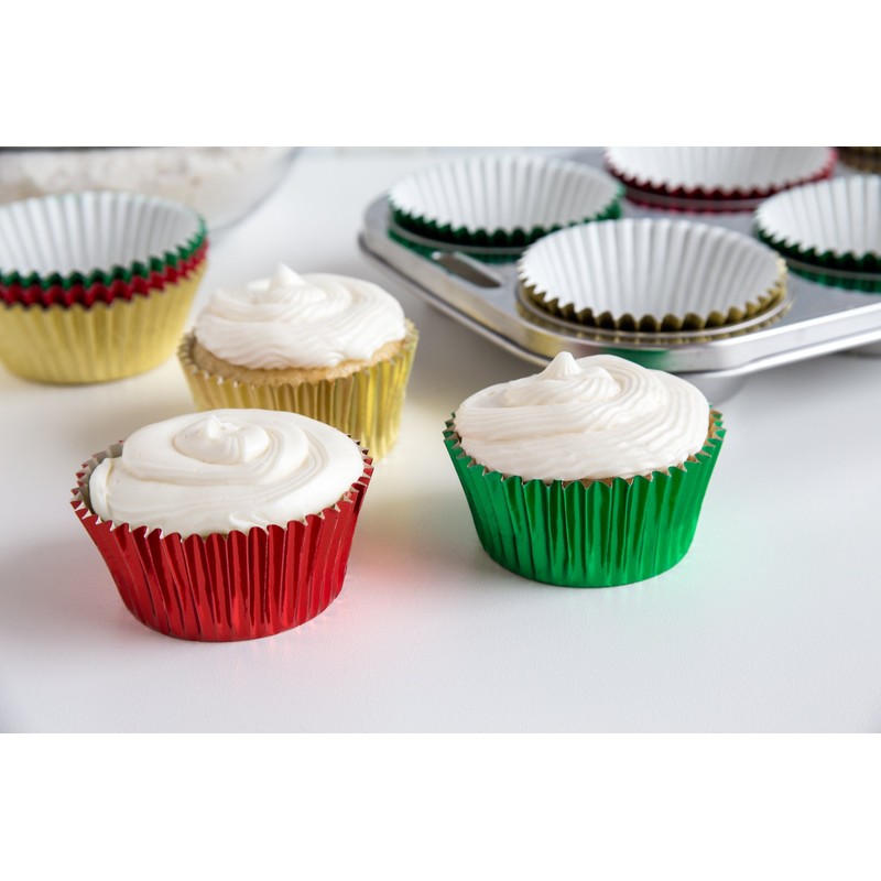 Fox Run 7102 Christmas Foil Bake Cup Set, Standard, 45