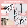 DIY Guinea Pig Cages with Door and Top, 25x25x12inch Small