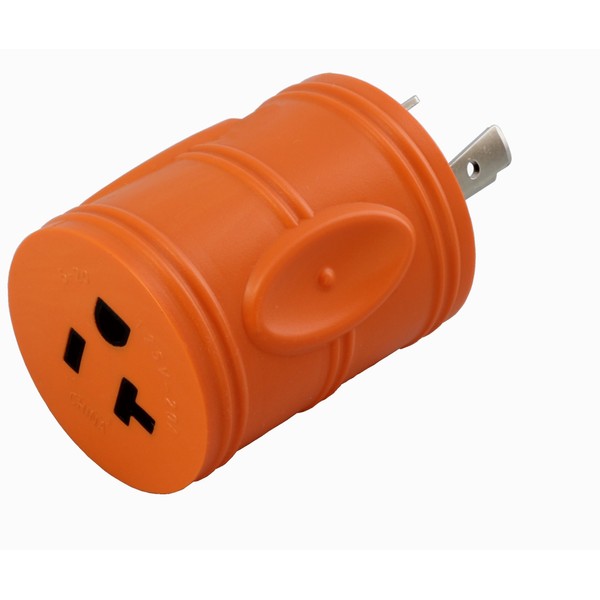 AC WORKS Shore Power Adapters (L5-20 20A Locking to 15/20A