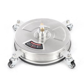 16.5" (16.5" Pressure Washer Surface Cleaner, Power Washer Surface Cleaner w/Extension Wand & 4 Wheels,Replacement Nozzle - Powerful Pressure Washer Attachment for Patios,4000PSI)