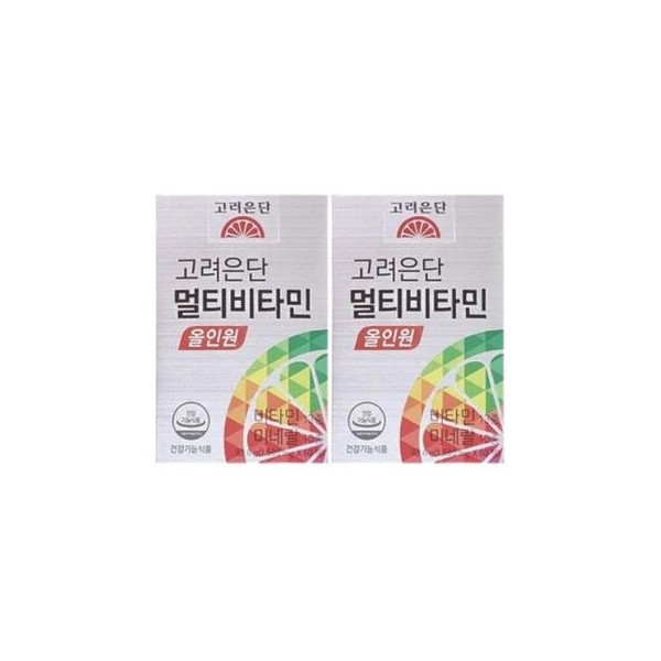 Korea Eundan Multivitamin All-in-One 60 tablets [2 units] / 고려은단
