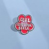 Girl Read Your Bible Enamel Pin, Christian Inspirational Metal badge