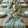 Sage Green Table Decor Set of 13 - 1 10FT