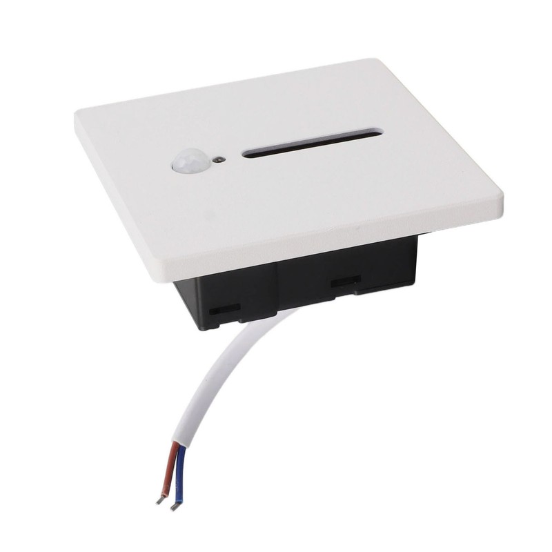 LED Step Light 3W Recessed Motion Seneor Dusk to Dawn