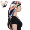 Alnorm Long Satin Bonnet Sleep Cap - Double Layer Soft