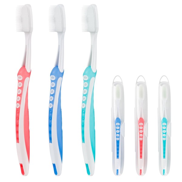 Newday Newday Nano Toothbrushes Medium Bristle Silicone for Sensitive Teeth