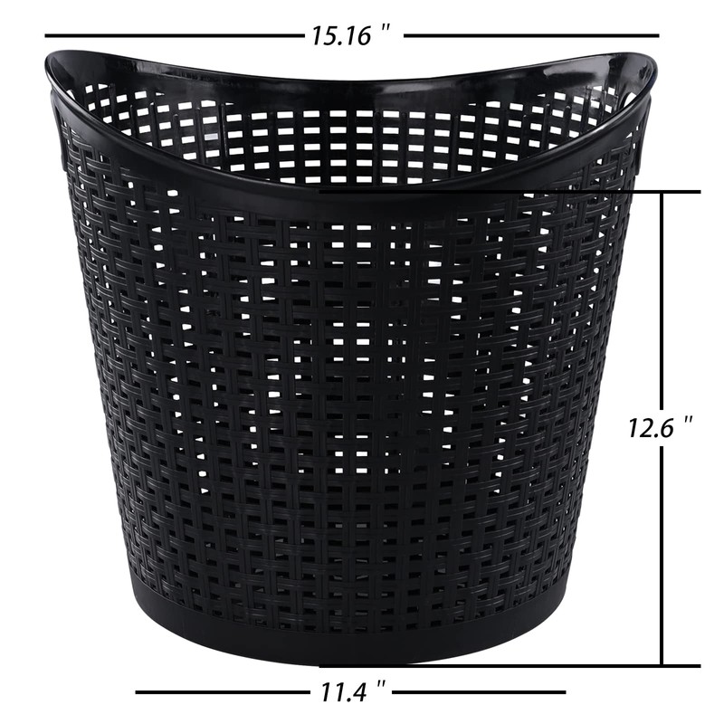 Readsky 40L Tall Flex Laundry Basket, Large Plastic Storage Basket