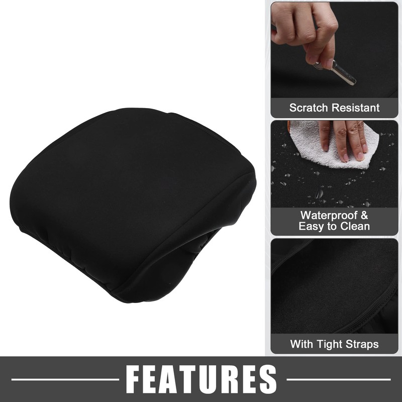 X AUTOHAUX Center Console Pad Waterproof Armrest Seat Box Cover