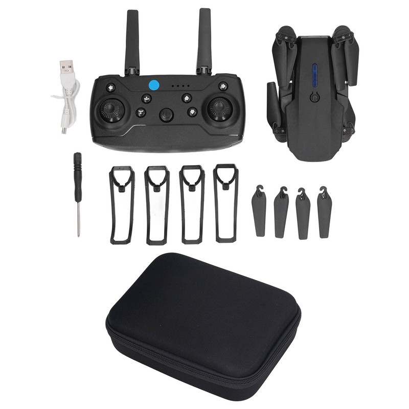 Jectse Foldable Drone, Mini RC Quadcopter with Dual 4K &