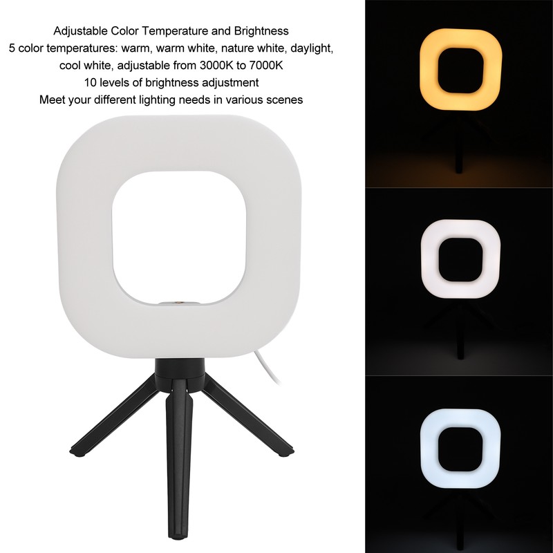 USB Video Light 10 Brightness Level 5 Color 1500lm 72