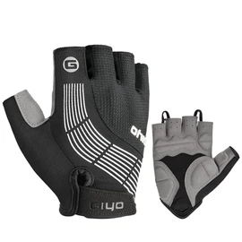 Cycling Gloves, For Spring and Summer, Bicycle Gloves, Padded Mesh Fabric, Anti-slip, Road Bike, Cycling Gloves, Full Finger/Finger Cut Gloves, Black, L (S-24)