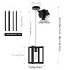 Mlihove Modern Pendant Lighting for Kitchen Island 1-Light Farmhouse Black
