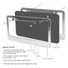 2 Pack License Plate Frames for U.S. Army Retired, Universal
