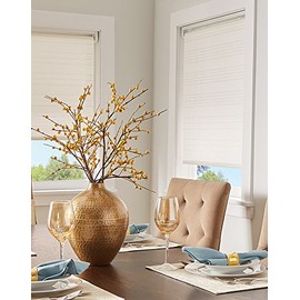 Curtainworks City Metallic Window Shade, 31" W x 64" L, White