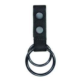 Hero's Pride Flashlight Ring Holder, Nylon Flashlight Holster for Duty Belt, Double C and D Cell Flash Light Holder Combo, Tactical Belt Keeper, Durable and Lightweight Design, EDC Duty Gear